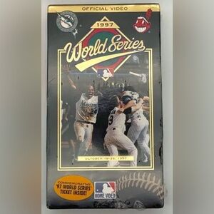 Sealed Official Video VHS 1997 World Series Marlins vs. Indians